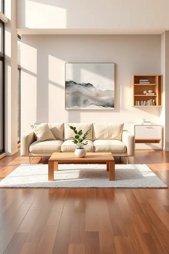 simplified serene color schemes