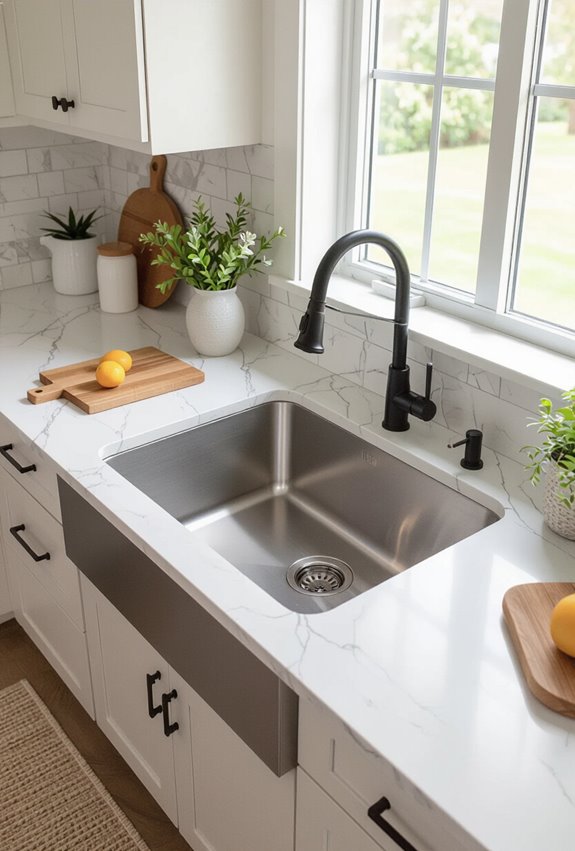 sink tailored to cooking needs