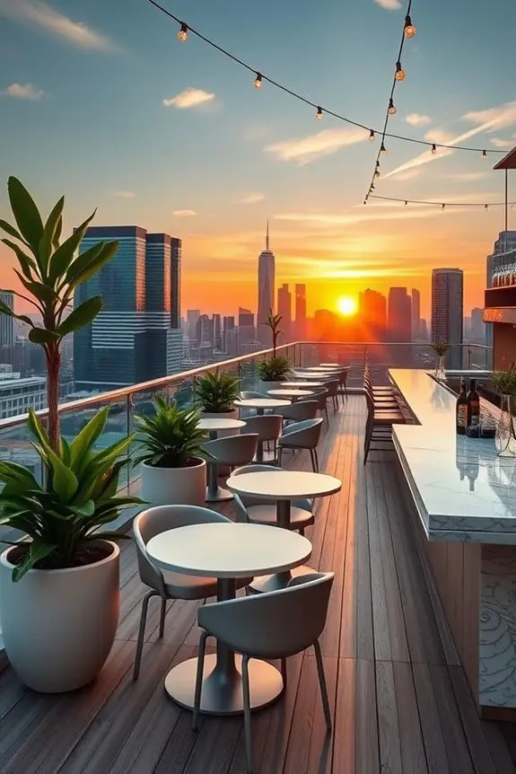 sky high cocktails and views