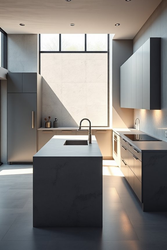 sleek beton appliances enhance aesthetics
