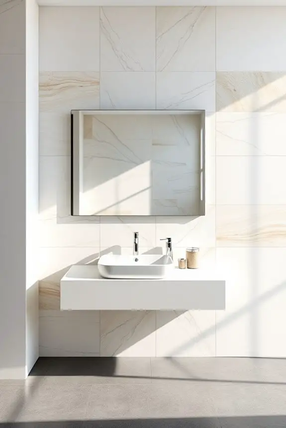 sleek ceramic panel elegance