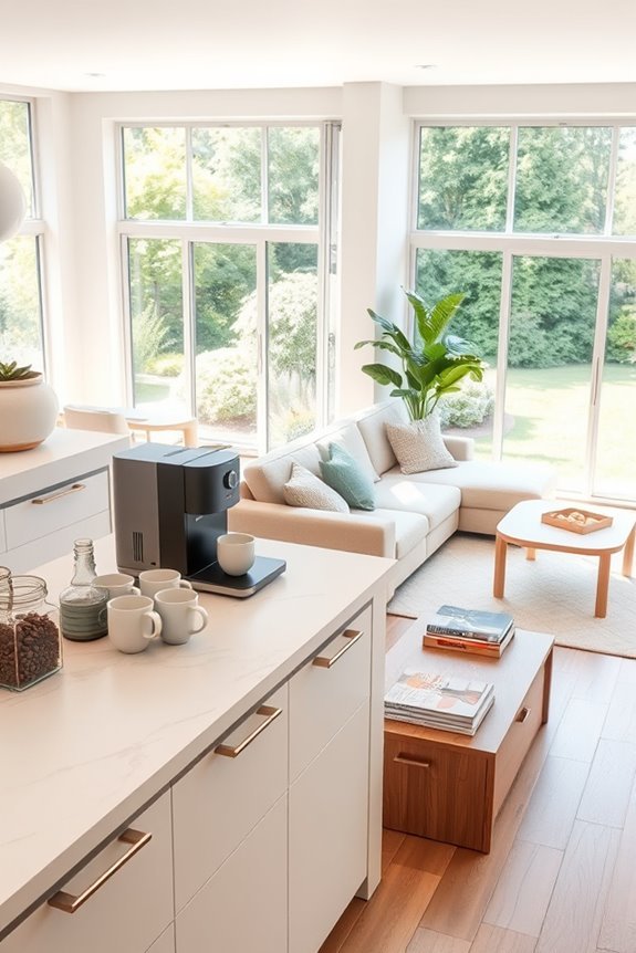 sleek coffee station essentials