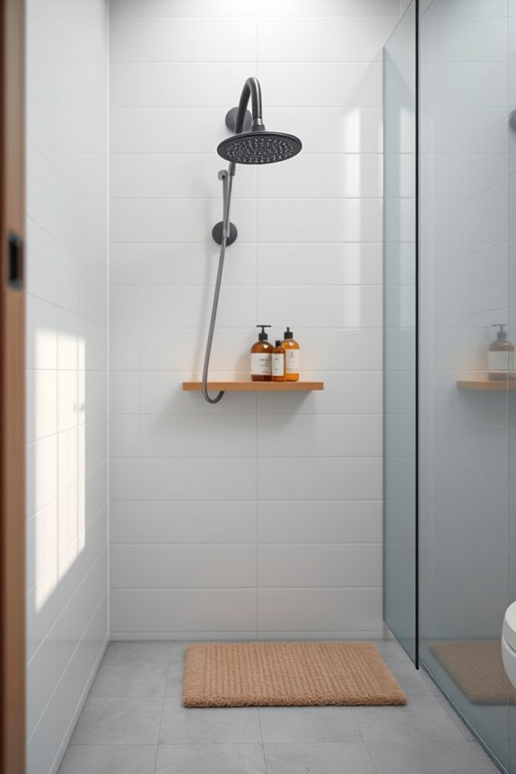 sleek compact sustainable showerhead