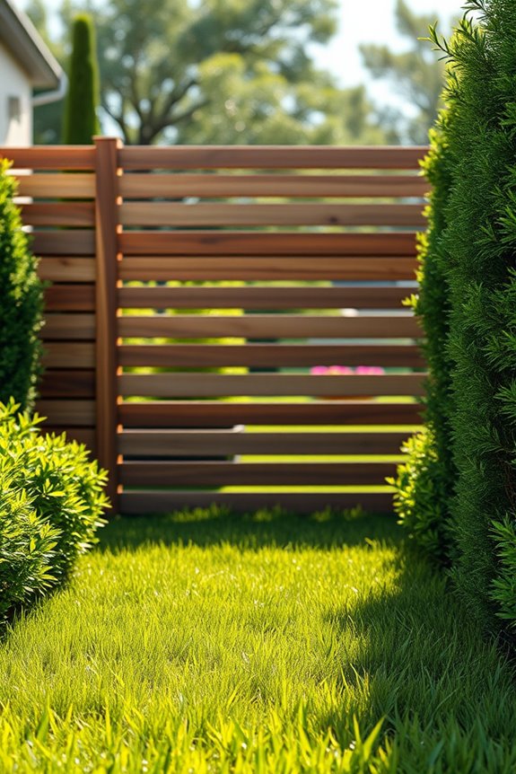 sleek customizable boundary fencing