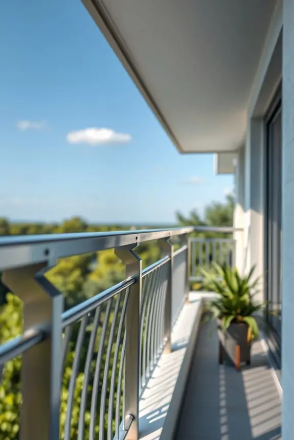 sleek durable balcony grills