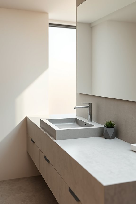 sleek durable concrete elegance