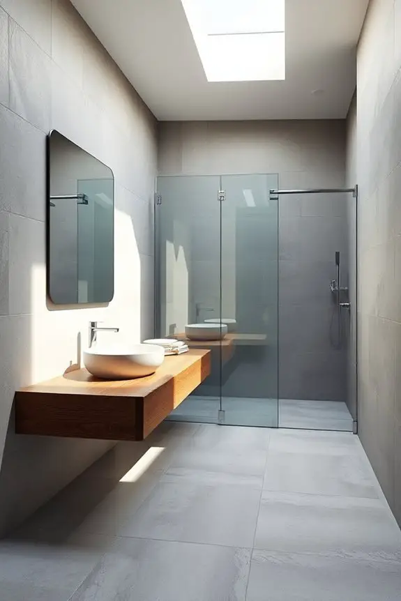 sleek durable concrete tiles