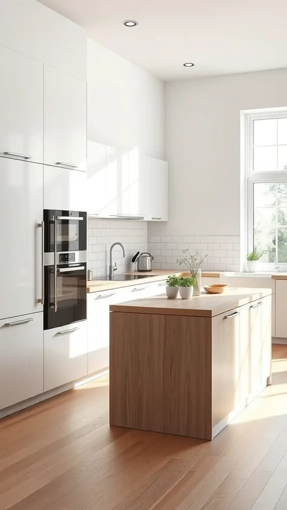 sleek efficient kitchen technology