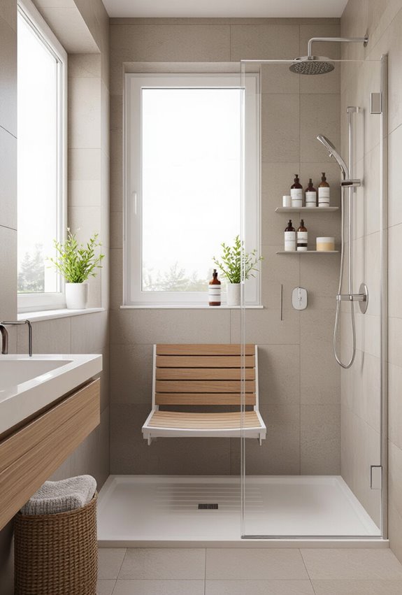 sleek fold up textured seating