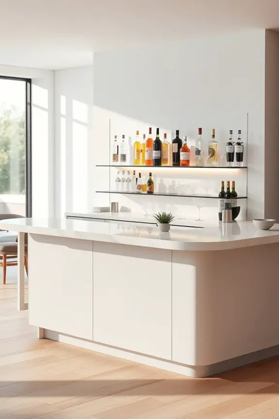 sleek functional sustainable bar