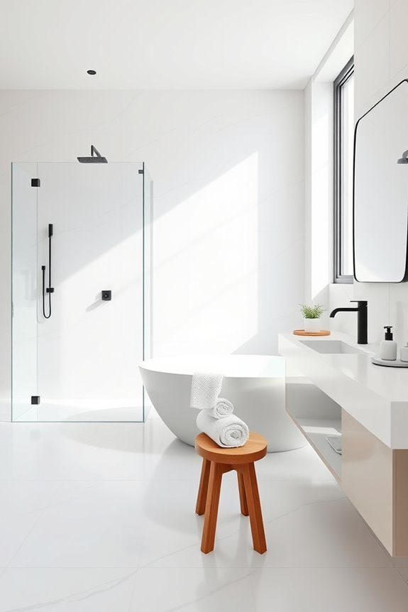 sleek functional warm aesthetics