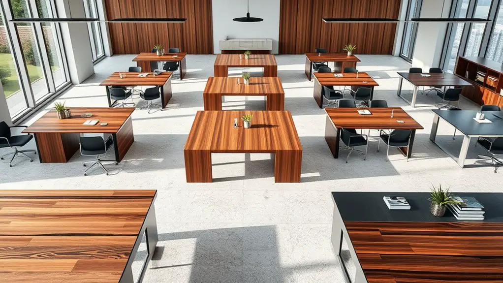 sleek functional workspace designs