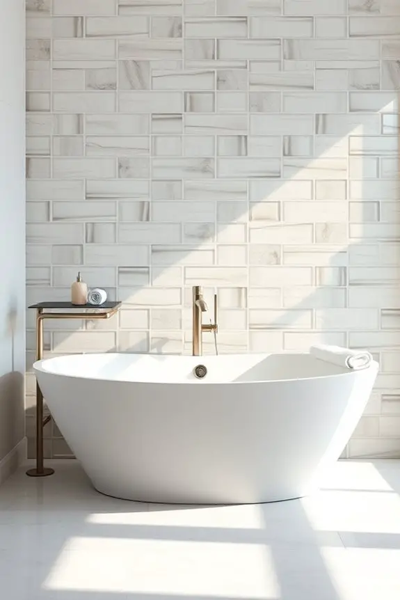 sleek glass tile elegance