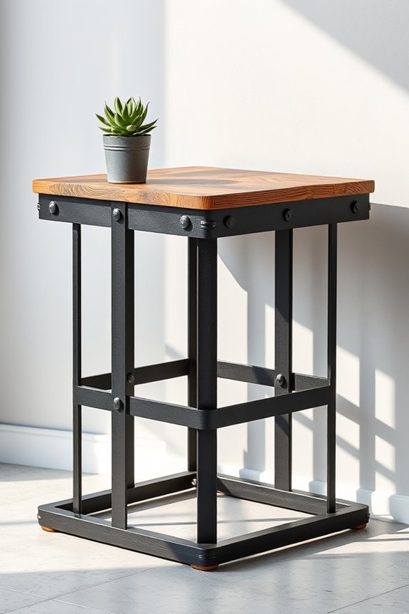 sleek industrial metal design