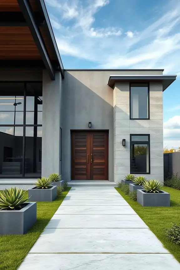 sleek industrial modern design