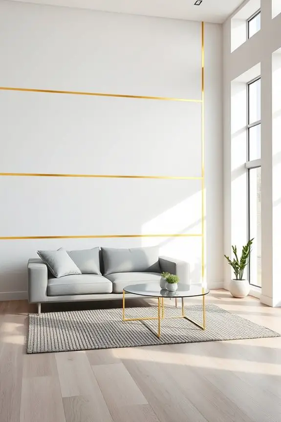sleek linear tape borders