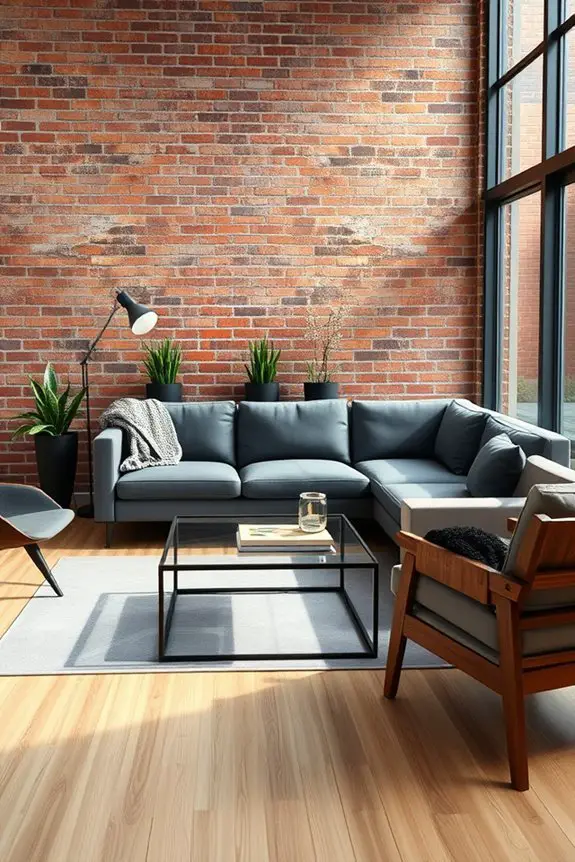sleek minimalist industrial furniture