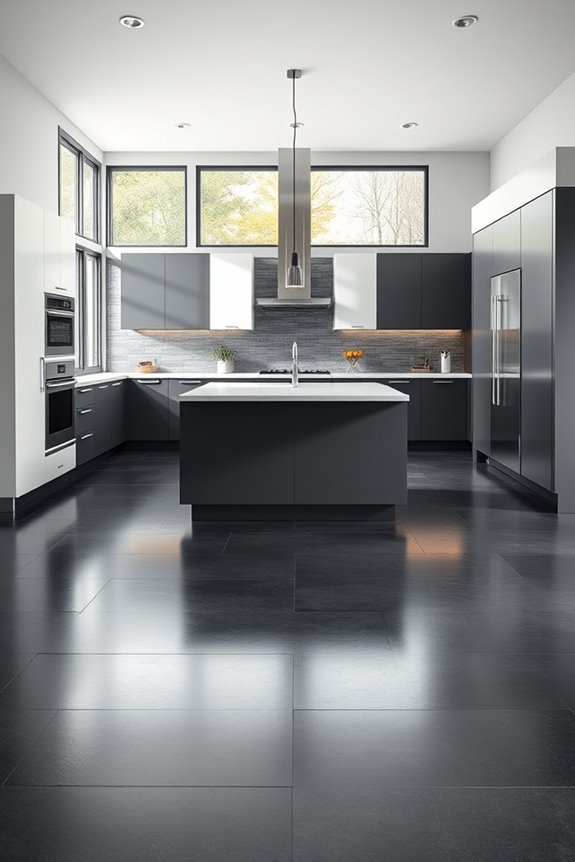 sleek modern durable flooring