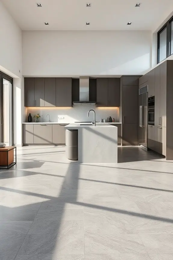 sleek modern grey tiles