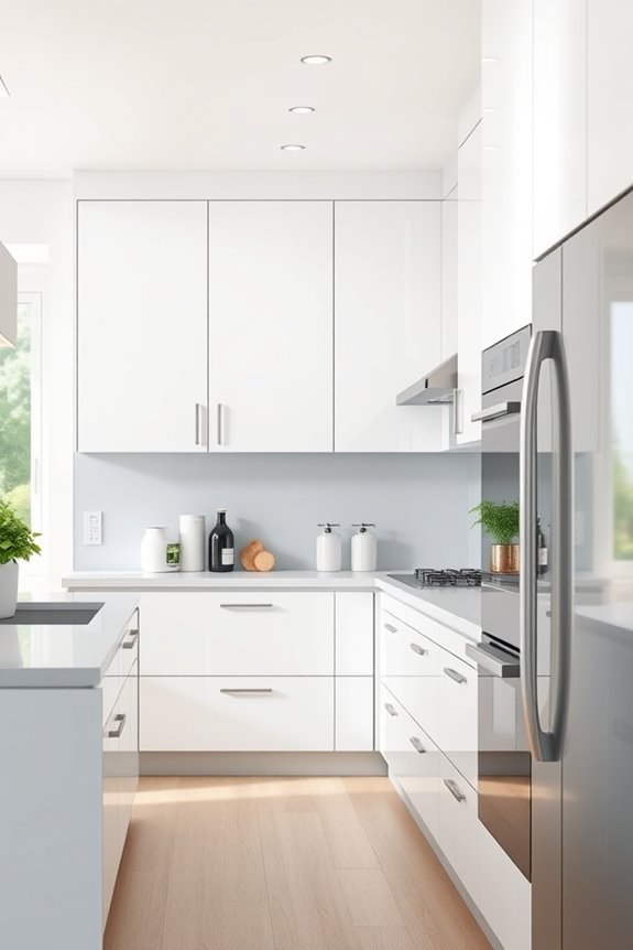 sleek modern kitchen elegance