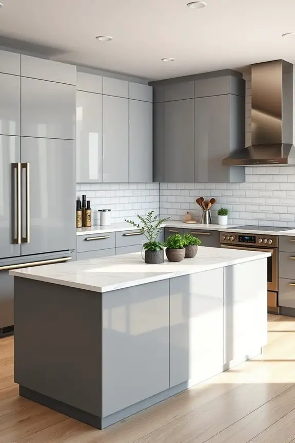 sleek modern kitchen elegance
