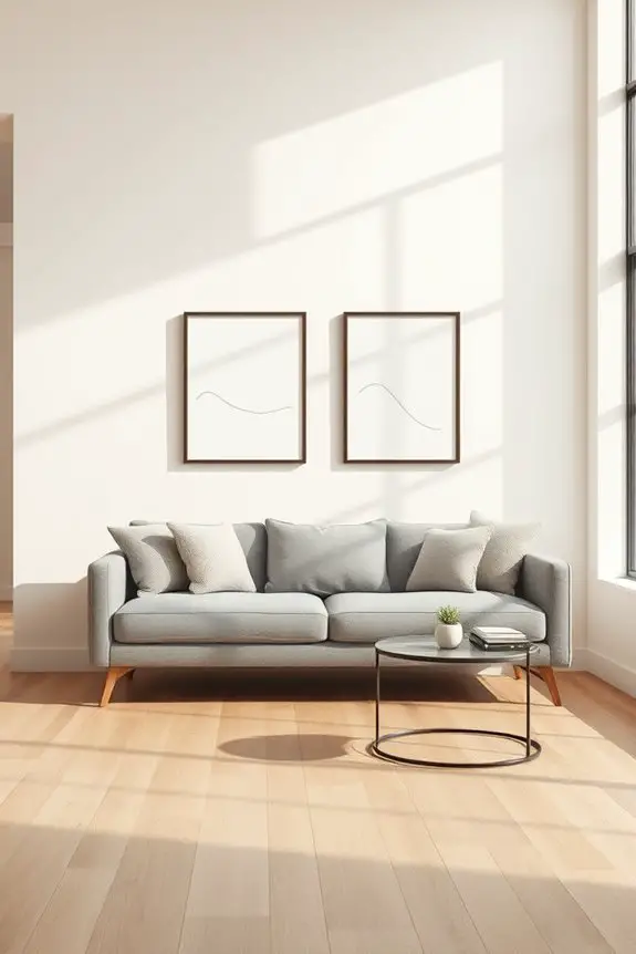 sleek modern minimalist decor