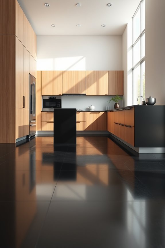 sleek modern minimalist kitchens