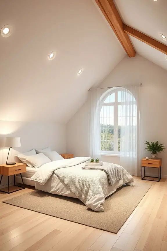 sleek recessed lighting installation
