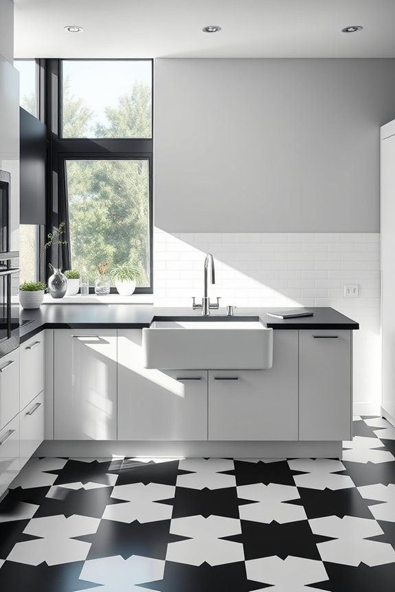 sleek scandinavian kitchen design