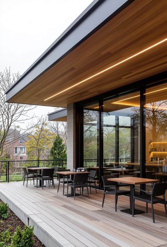 sleek shelter with style