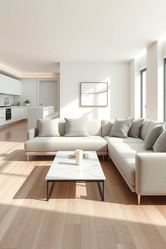 sleek simplicity and tranquility