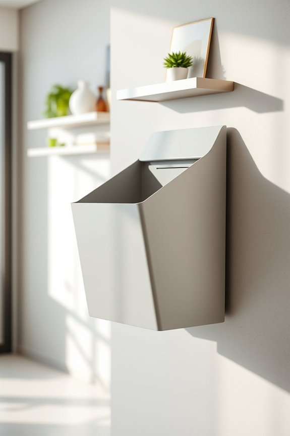 sleek space saving waste solution