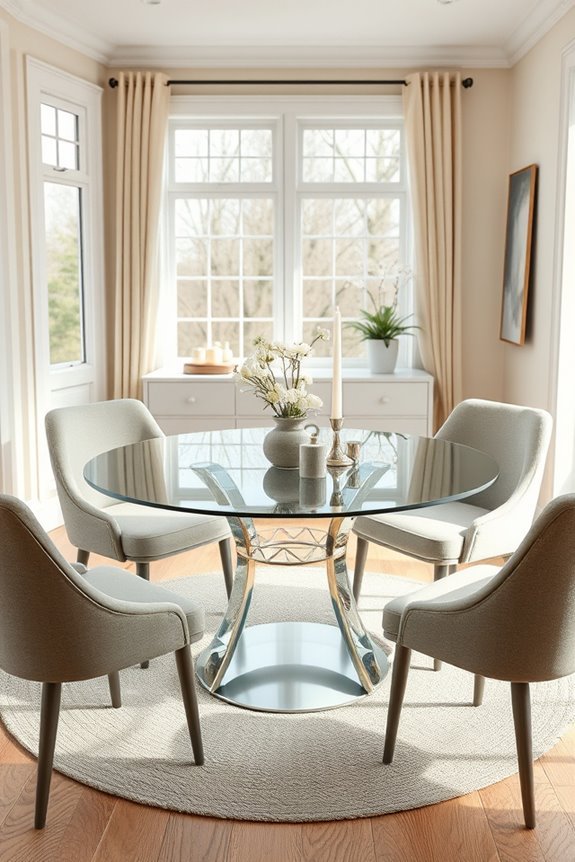 sleek stylish functional dining