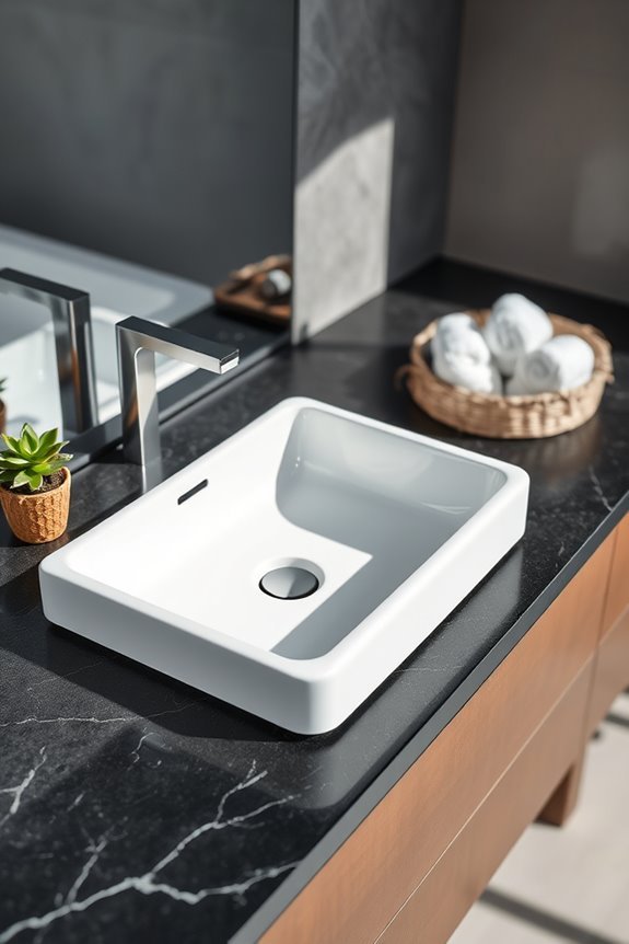 sleek under mount sink installation