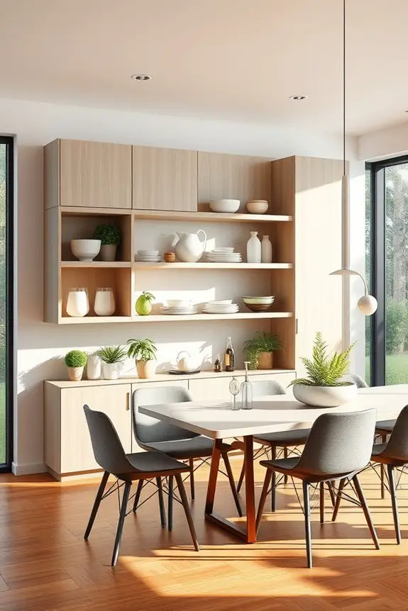 sleek wall mounted storage solution