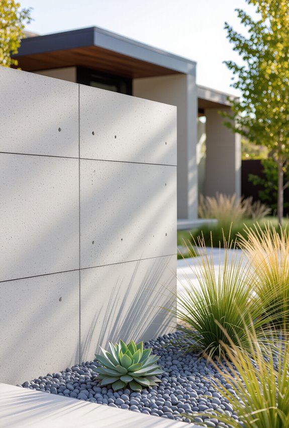 slim ferrocement thin wall fencing