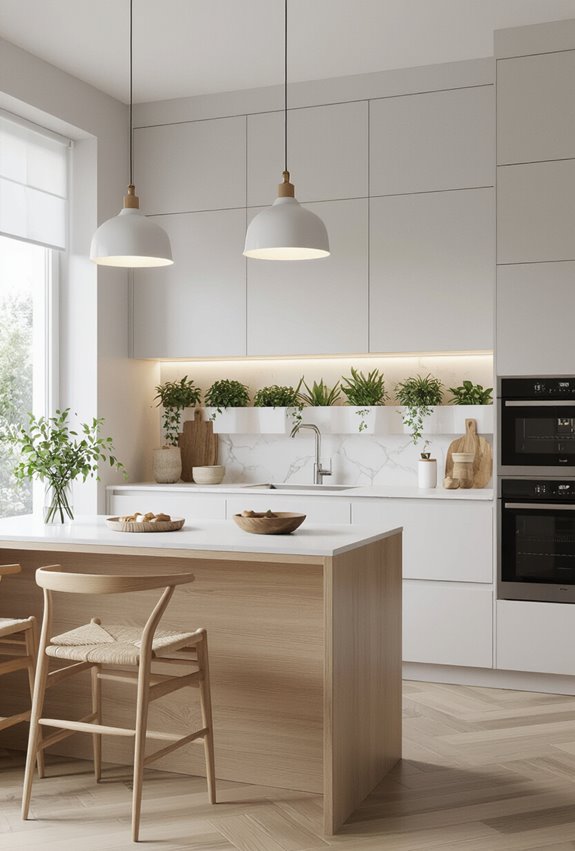 slim living partition planters