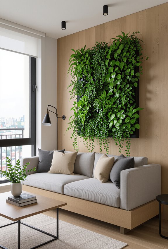 slim modular living wall