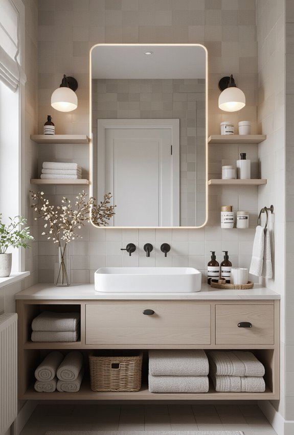 slim over mirror daily storage