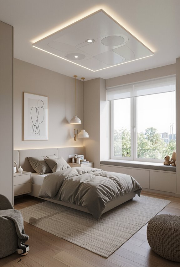 slim recessed acoustic ceiling