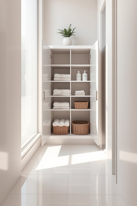 slim storage solutions for bathrooms