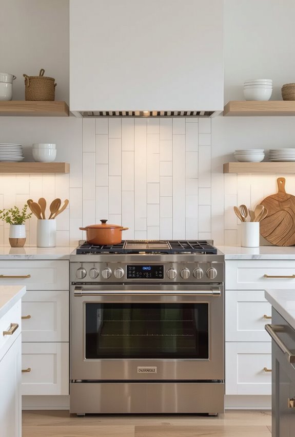 slim vertical dramatic backsplash strip