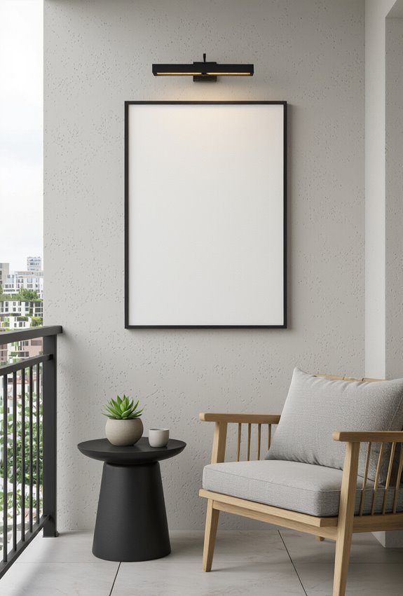 slim weatherproof led picture lights