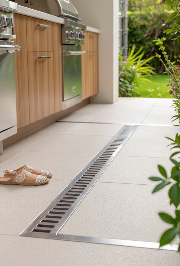 slip resistant permeable outdoor flooring