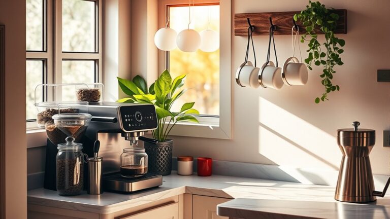 small kitchen coffee setups