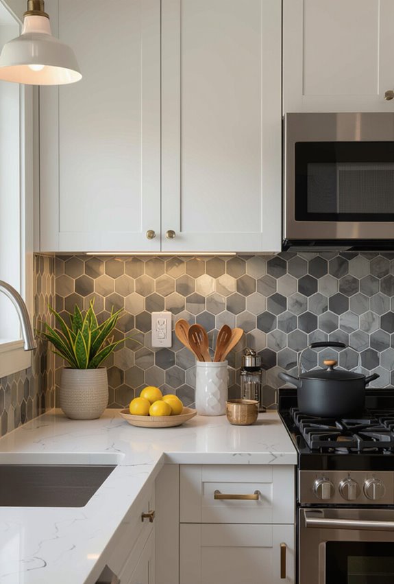 small scale geometric patterned texture
