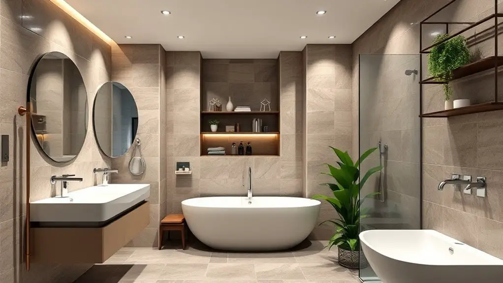 small stylish bathroom designs