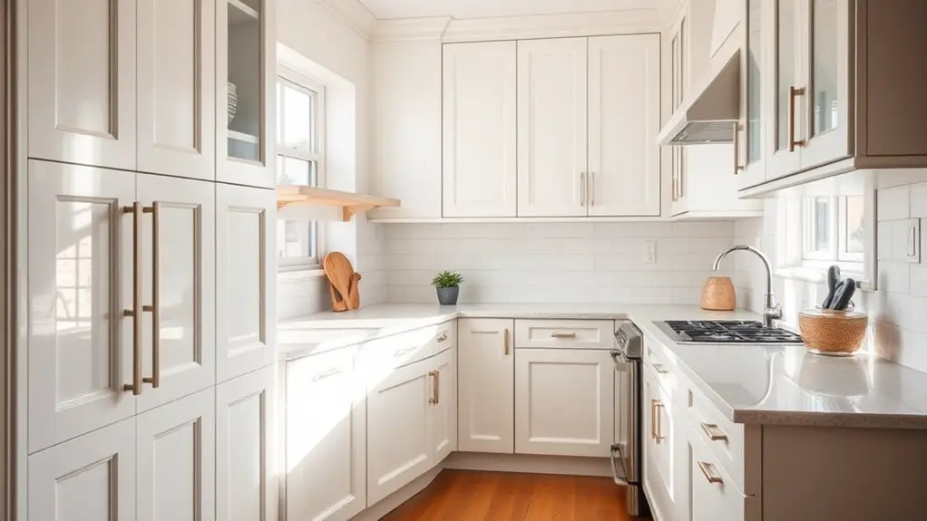 small white cabinet designs
