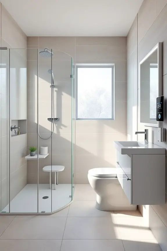 smart bathroom safety enhancements