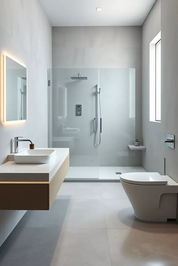 smart bathroom technology features